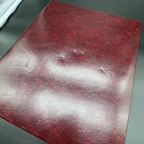 Vintage Keepsake Photos Ephemera Journal Album Faux Leather Relief Antique-look - Picture 9 of 11